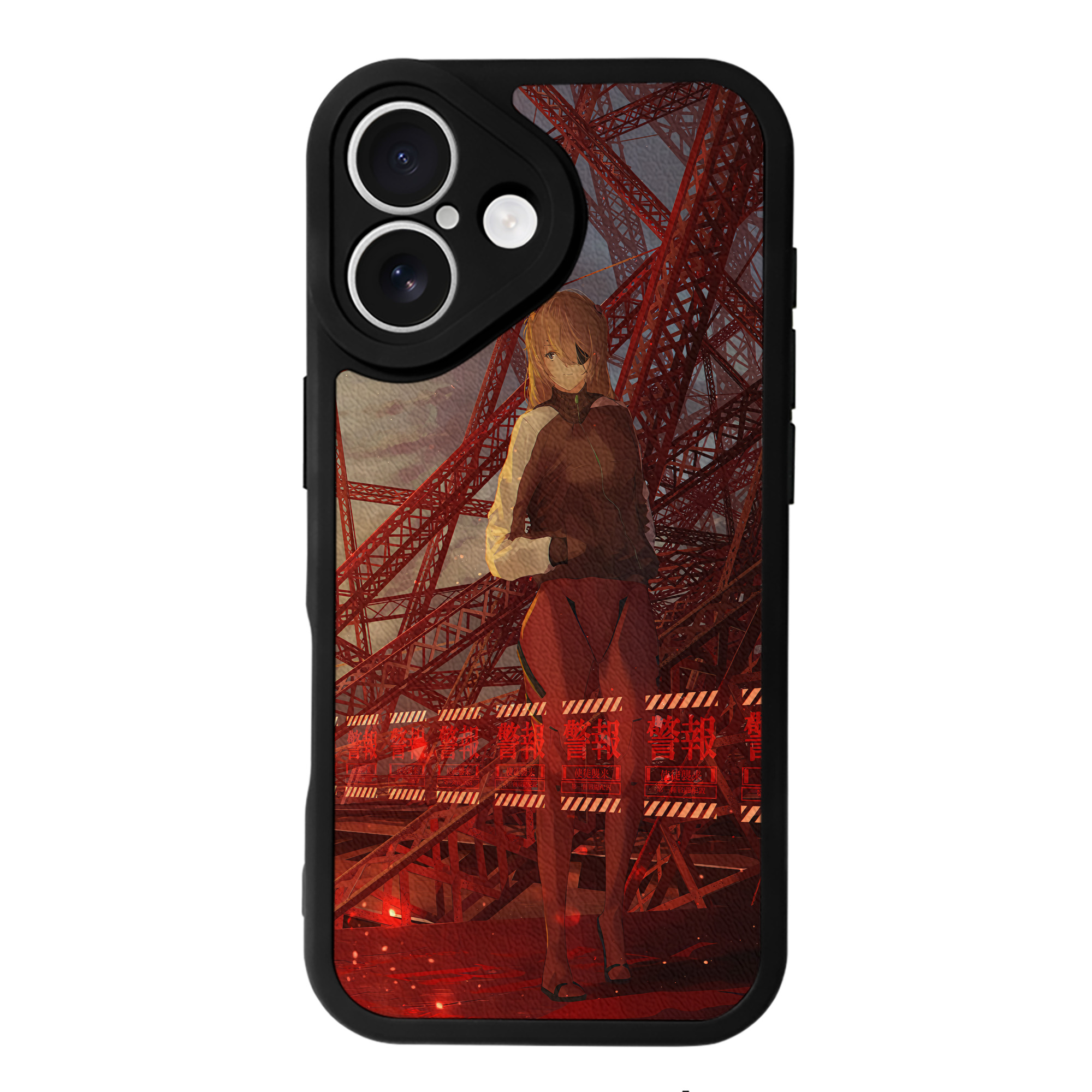 （画像用） EVA 新世紀エヴァンゲリオン 【iPhone 16シリーズ対応】シリコンスマホケース（レザー調） 材質：シリコン